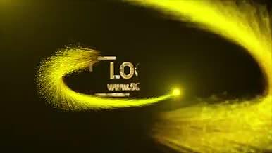 金色粒子LOGO演绎AE模板视频的预览图